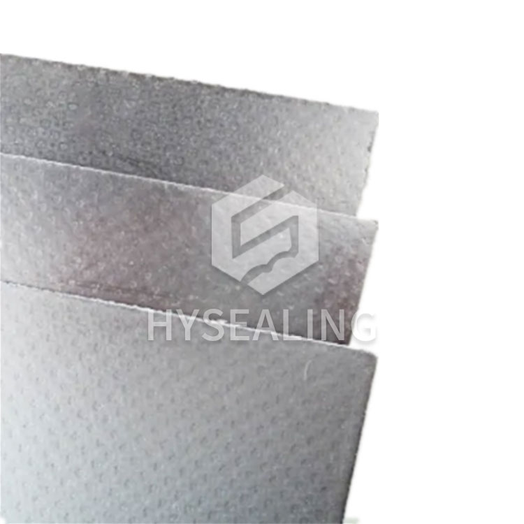 Flexible Graphite Gasket Sheet With Stainless Steel Insert - 1/8 X 18 X 18 Inch, High-Temp & Chemical Resistant For Industrial Use