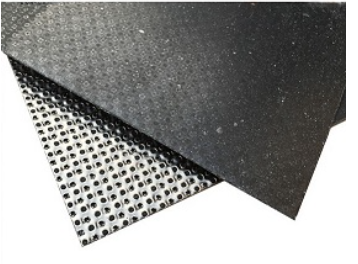Graphite Sheet Reinforced with Tanged Metal